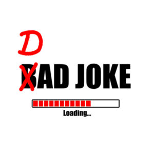 B(D)ad Joke Loading... (Black text) Design